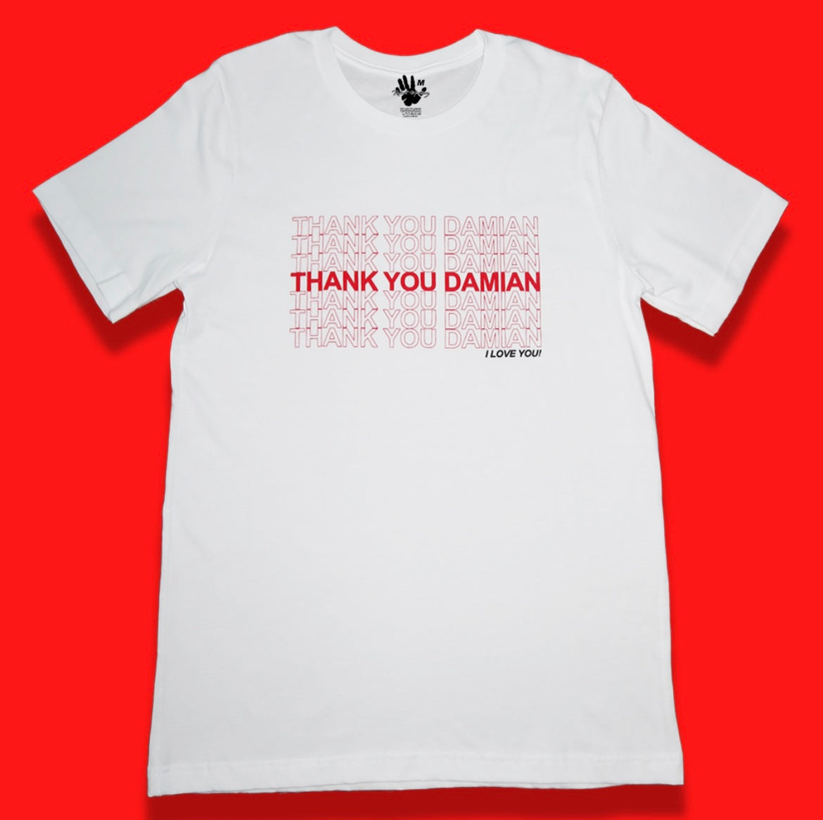 THANK YOU DAMIAN EXCLUSIVE TEE